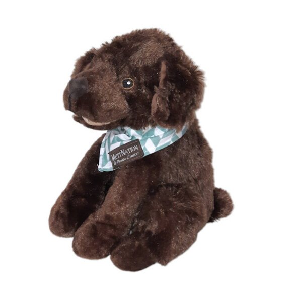 Miranda Lambert Mutt Nation Brown Dog Squeaker With Bandana Plush Toy 10" - Picture 4 of 6